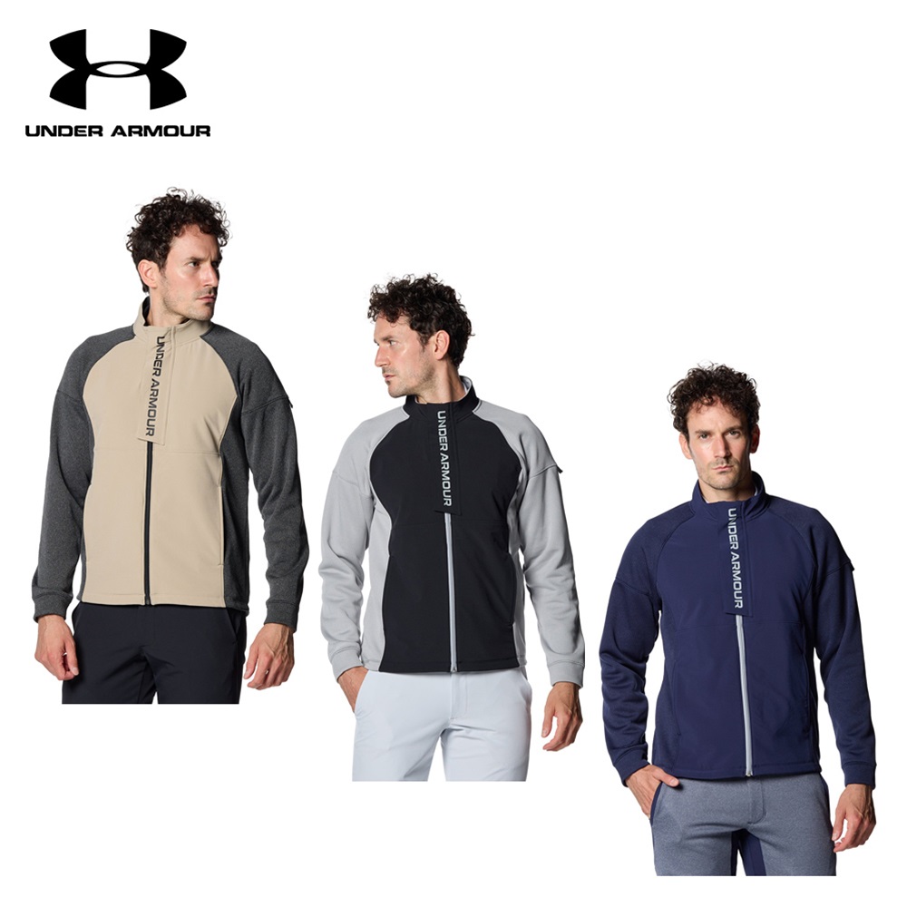 セール UNDER ARMOUR アンダーアーマー メンズ ゴルフウェア ジャケット UAストーム セーターフリース ハイブリッド 1381271 23FW 秋冬 撥水加工｜bespo