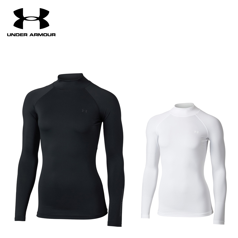 セール UNDER ARMOUR アンダーアーマー レディース ゴルフウェア シャツ UAヒートギア コンプレッション ロングスリーブ モックネック 1384843 24SS 春夏｜bespo