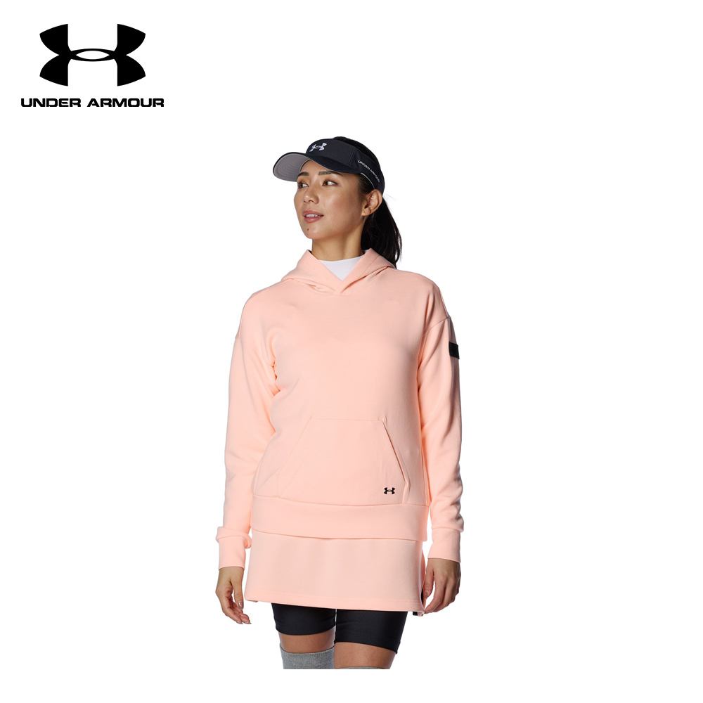 UNDER ARMOUR アンダーアーマー レディース ゴルフウェア フーディー UAソフトニット プルオーバー 1384965 24SS 春夏 カンガルーポケット :underarmour 1384965:ベスポ