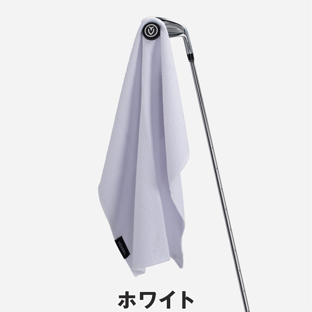 VESSEL ベゼル ユニセックス ゴルフ タオル Magnetic Golf Towel