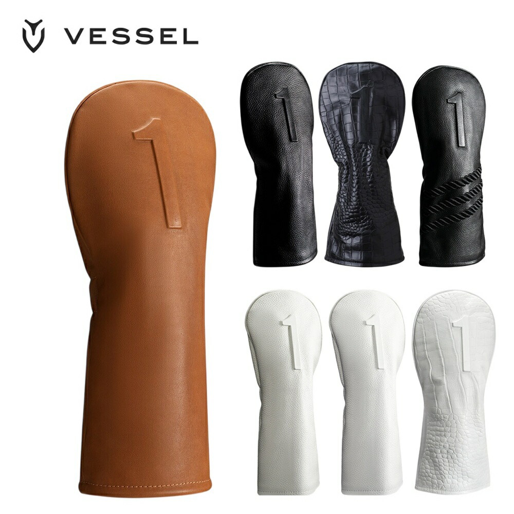 VESSEL �x�[�� ���j�Z�b�N�X �S���t �w�b�h�J�o�[ �h���C�o�[ LUX HEADCOVER EMBOSSED HC1123 26SS �t�� �G���{�X���H �N���R�_�C����