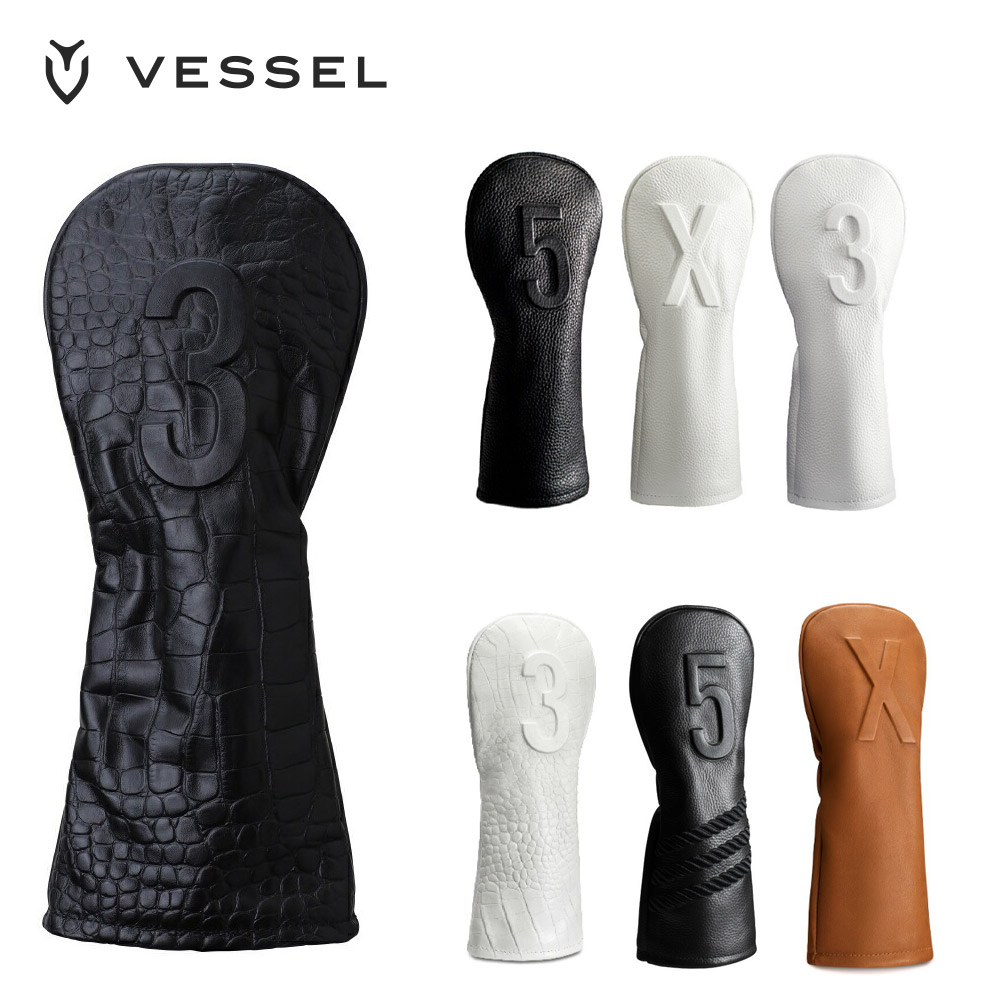 VESSEL ベゼル ユニセックス ゴルフ ヘッドカバー ドライバー LUX