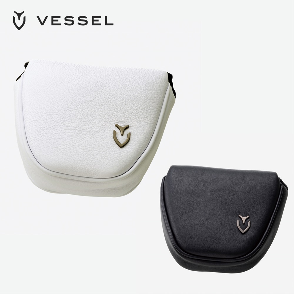 VESSEL ベゼル メンズ ゴルフ ヘッドカバー 小 Leather Putter Cover Mallet 24SS 実用性 機能美 ブレード型  マレット型 天然皮革