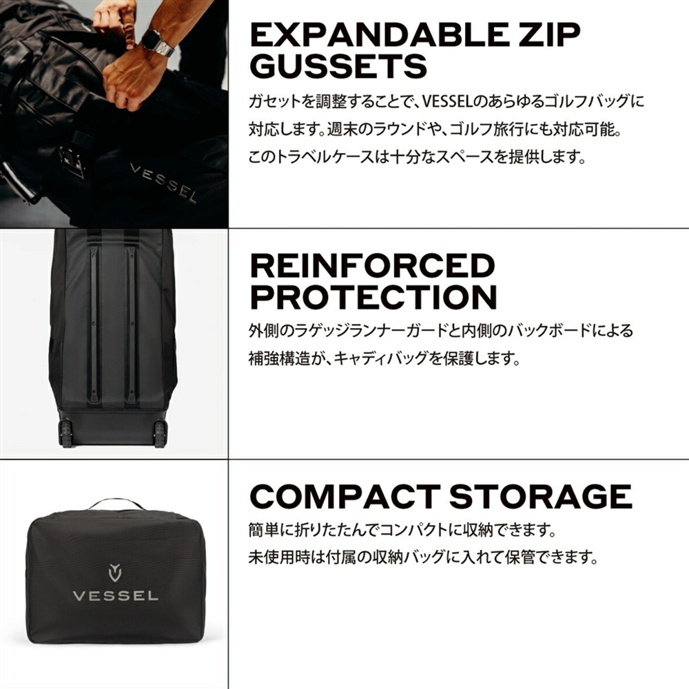 VESSEL ベゼル ゴルフ トラベルカバー RH91124