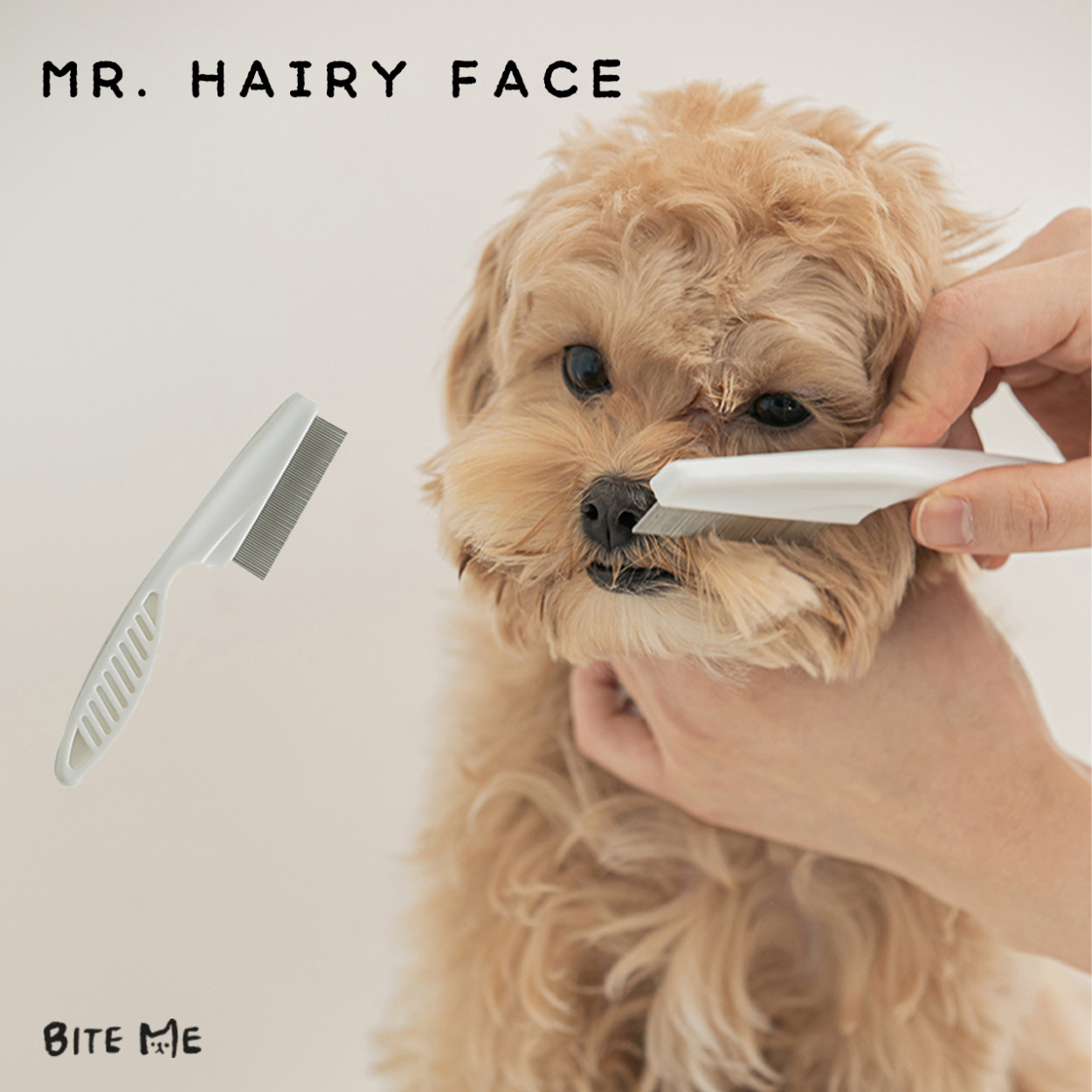 今だけ送料無料 Bite Me バイトミー Mr Hairy Face コーム犬 ブラシ ブラッシング クシ 細かめ 細め 顔周り 体 お出かけにも 目やに 汚れとり Bm 018 Best Friends 通販 Yahoo ショッピング