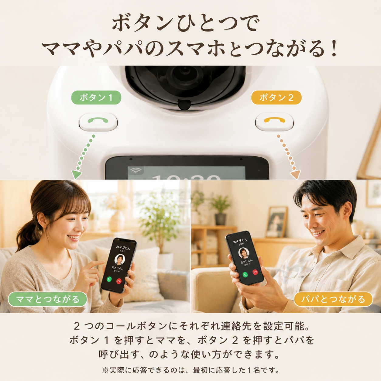 高齢者監視カメラ 小型 防犯カメラ 家庭用 1...の詳細画像5