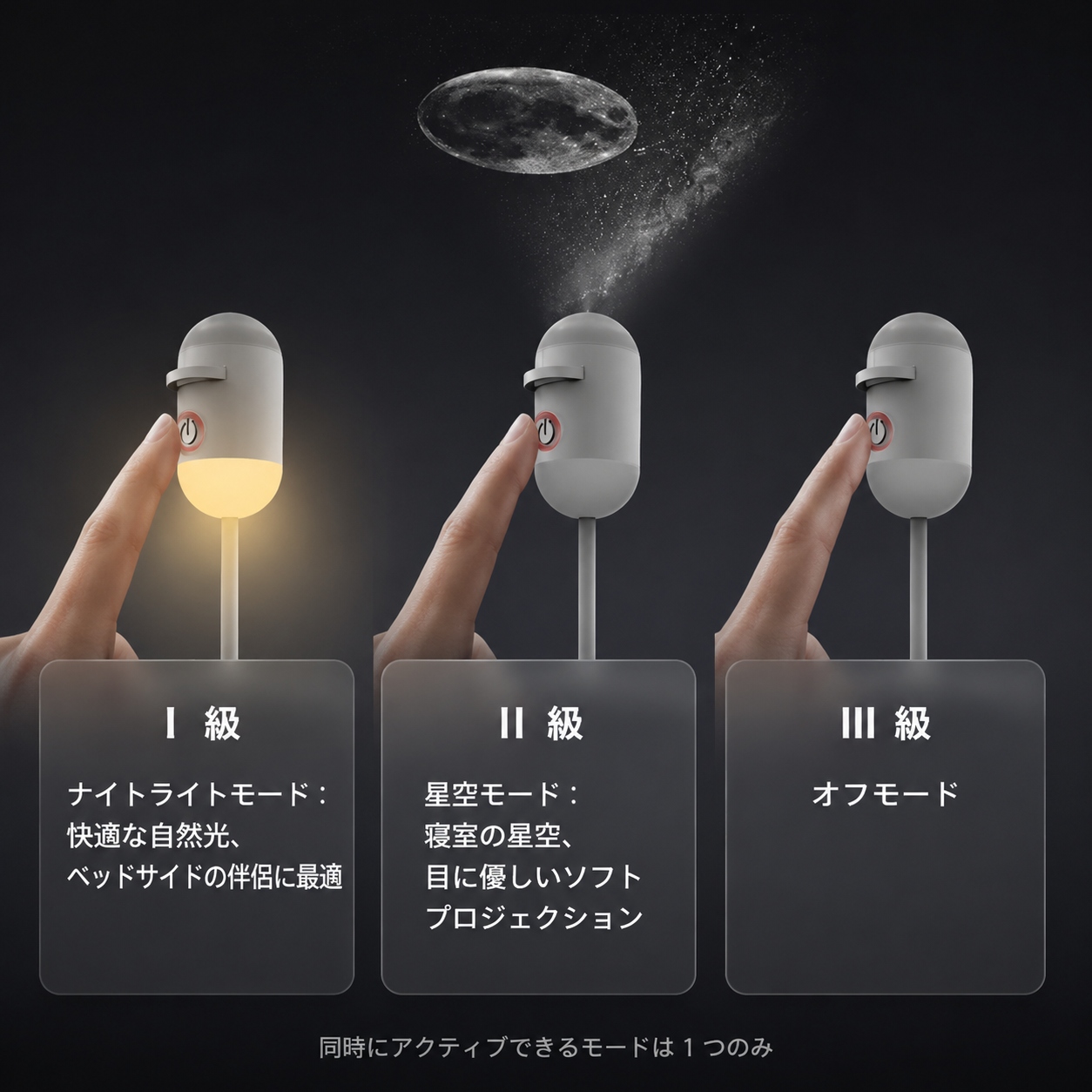 2-in-1 ギャラクシープロジェクター 星空...の詳細画像3