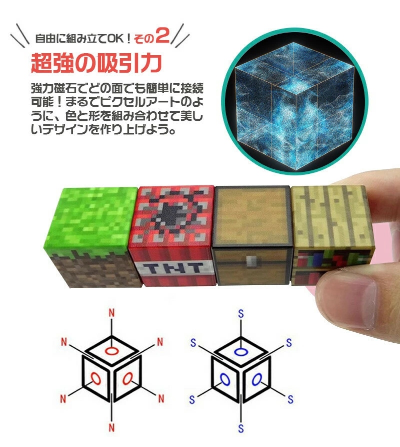 ブロック マグネットブロック 428pcs ミニフィグ6体 レゴ互換 レゴブロック互換 雪地 マイクラ マグネットキューブ マイクラ マイクラ マイクラレゴ互換_4
