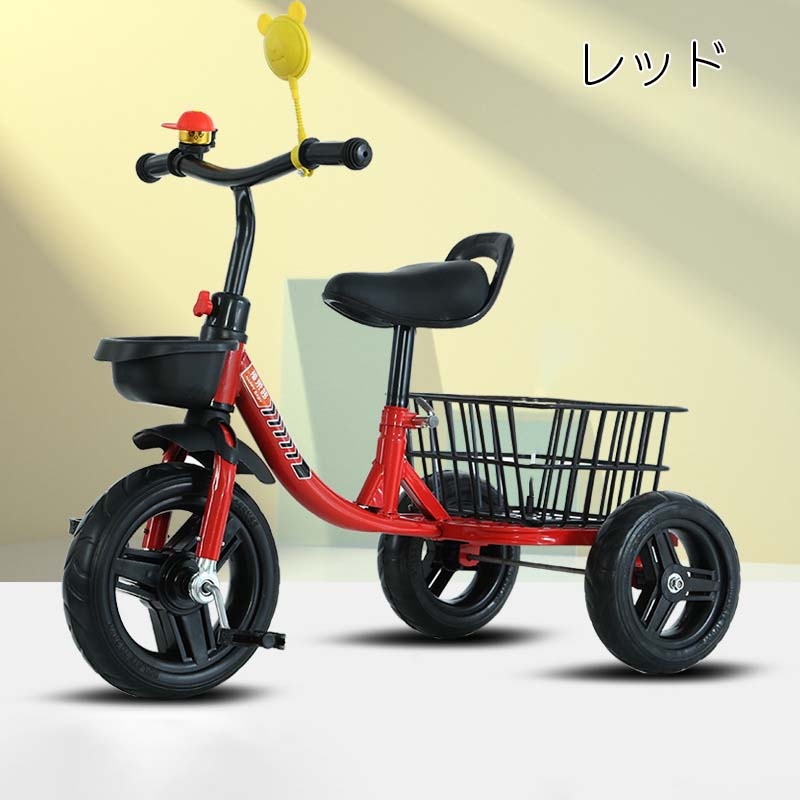 三輪車 子供用 子供キッズ 幼児 自転車 バイク おしゃれ3色 バランスバイク 足けりバイク ベビーカー 乗用玩具 軽量 誕生日 プレゼントの画像