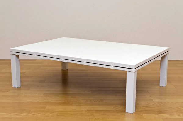 NEW ファッションこたつテーブル 〔長方形/120cm×80cm〕 木製 本体