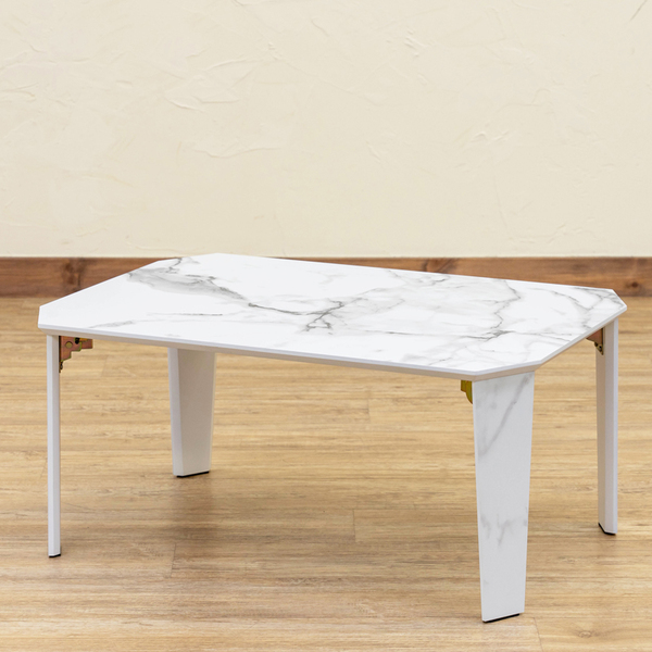折りたたみテーブル ローテーブル 幅70×奥行50cm ナチュラル 完成品 折