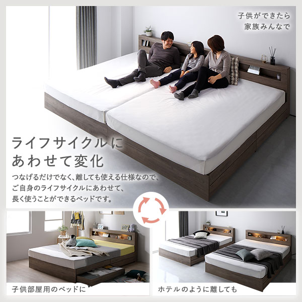 楽天市場】ベッド シングル シングルベッド マットレス付き