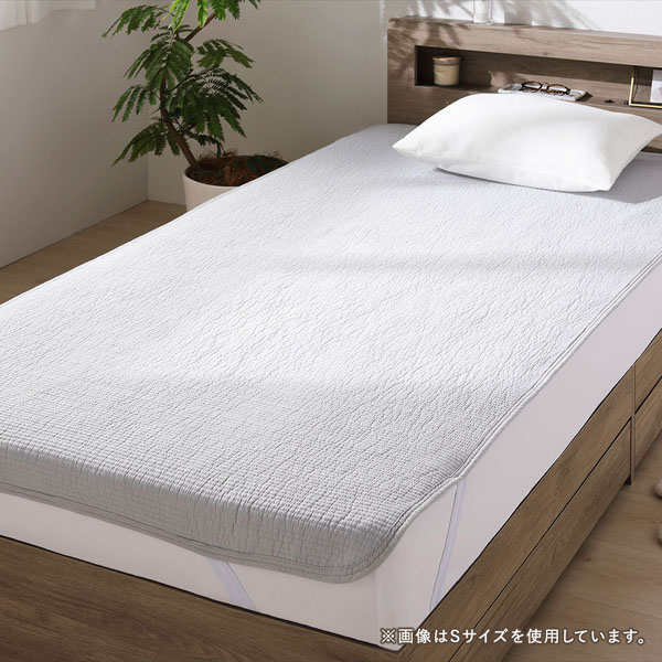 コリアグランドセール 敷きパッド 寝具 1枚単品 ダブル 洗える 綿100% リバーシブル 寝具