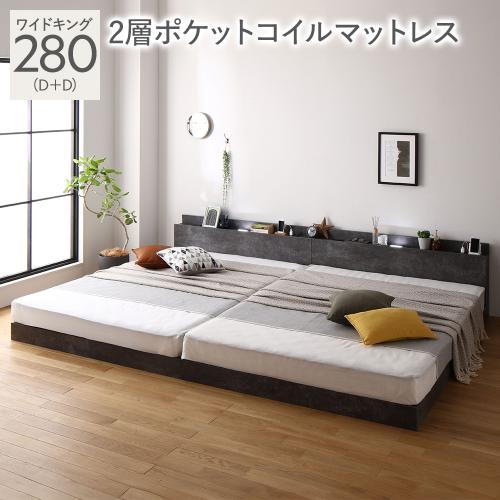 新品未使用】Rasikダブルベッドフレーム ヴィンテージブラウン Amazon