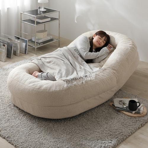 RASIK（ラシク） ボート型 フロアソファ 1人掛け 洗える カバー カバー
