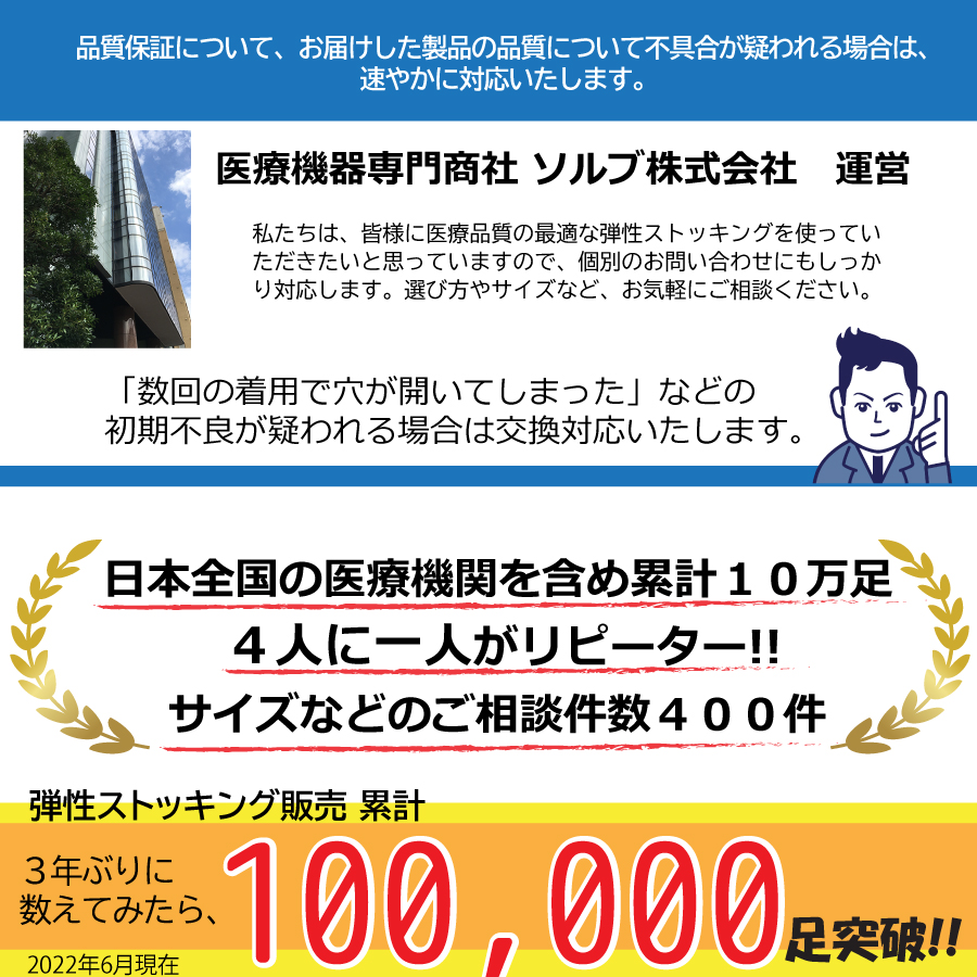 セラファーム 送料無料 2足セット 医療用 弾性ストッキング 着圧 