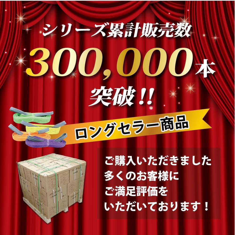 スリングベルト 3m 2400kg 幅 75mm ベルトスリング 玉掛け スリングベルト 3m 2400kg 幅 75mm ベルトスリング 玉掛け