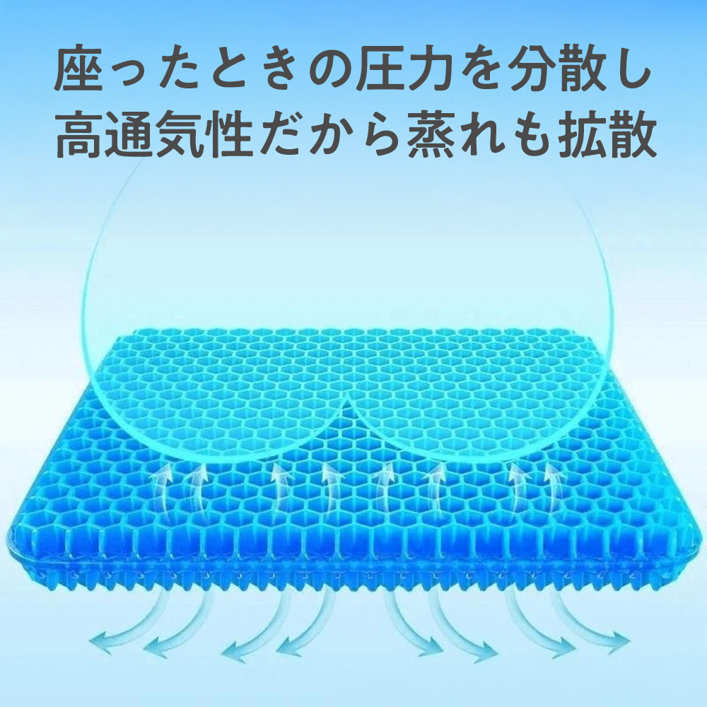 2枚セット】ゲルクッション ジェルクッション クッション ハニカム