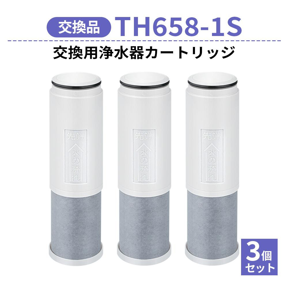 TH658-1S 交換用浄水器カートリッジ 蛇口 ビルトイン浄水器 一体型浄水