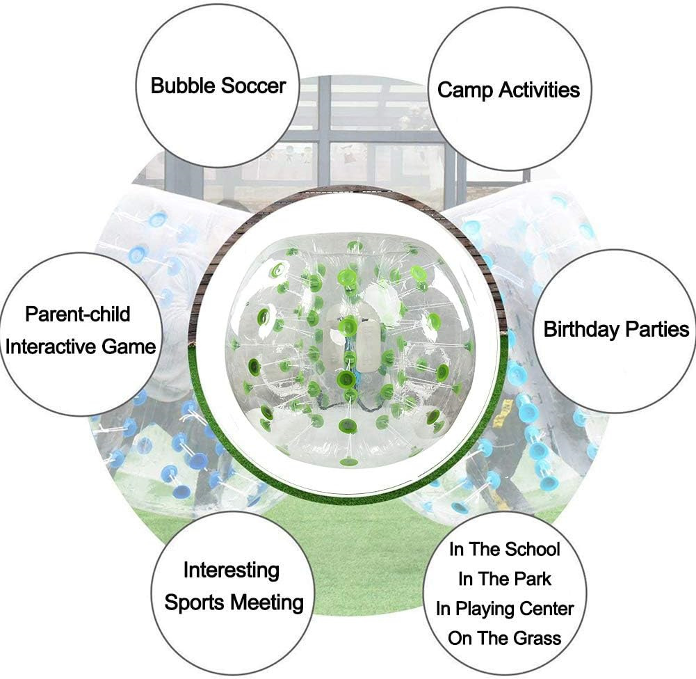 バンパーボール インフレータブル 直径1.2M/1.5M バブル サッカー