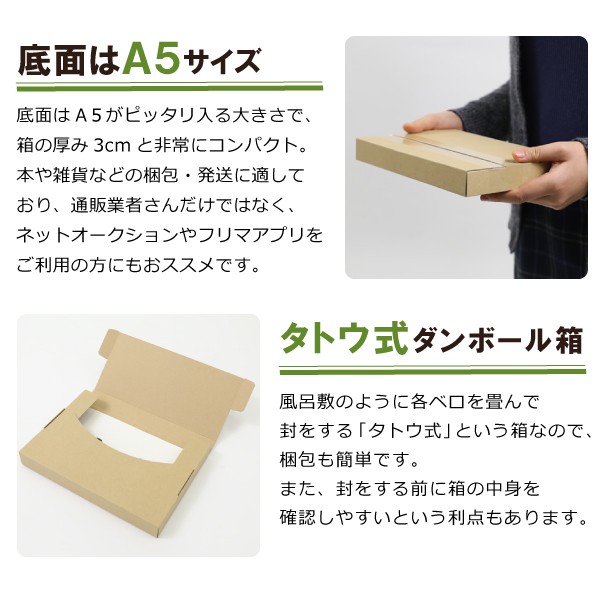 たとう式ダンボール