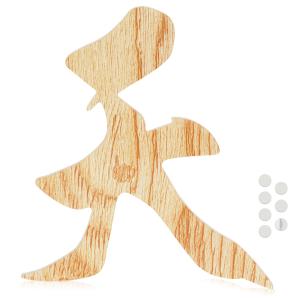 神具 天 木目調 アクリル 神棚の神具 くも シール 小さい 15.5×12.3cm 両面テープ付き