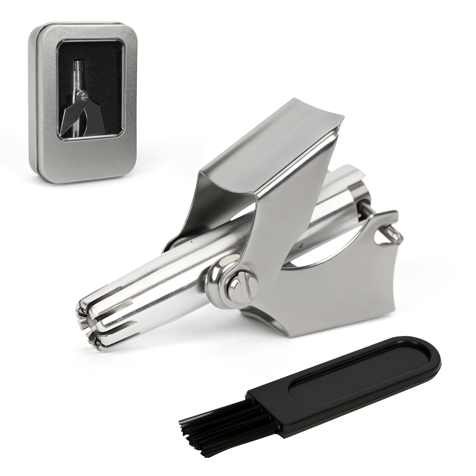 鼻毛カッター 手動式 充電不要 12枚立体ブレ...の詳細画像1