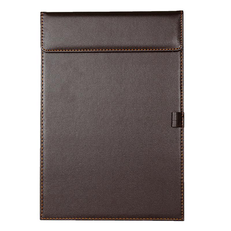 バインダー A4 マグネット式 クリップボード 高級PUレザー 革 4色
