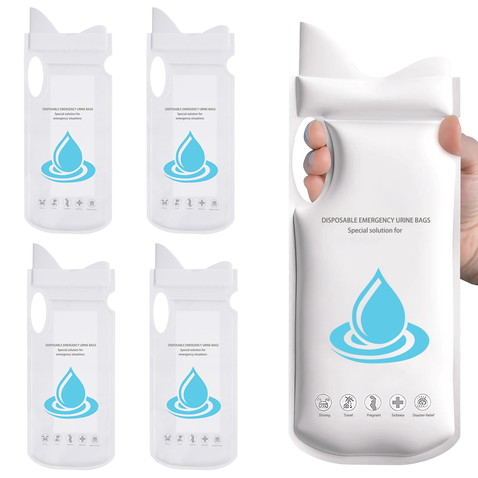 携帯トイレ 700ml 40回分　３セット１２０回分 携帯トイレ 18回分 700ml対応 非常用トイレ 取って付 簡易トイレ