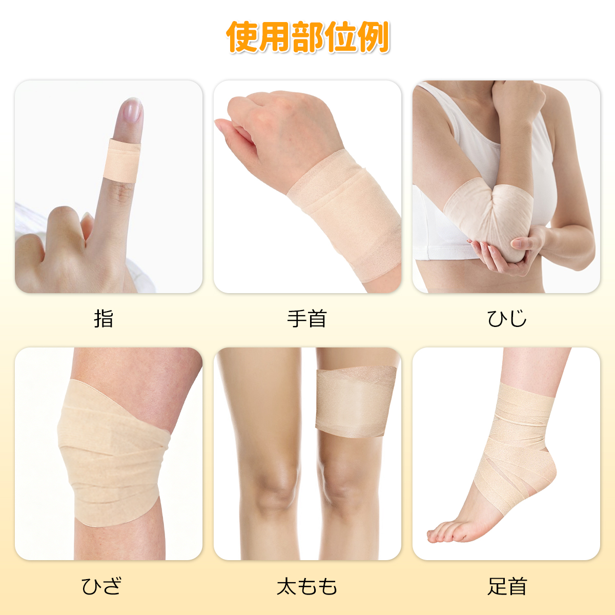 アンダーラップテープ 7cm×10m【 6巻入り】 非粘着 クッションラップ 