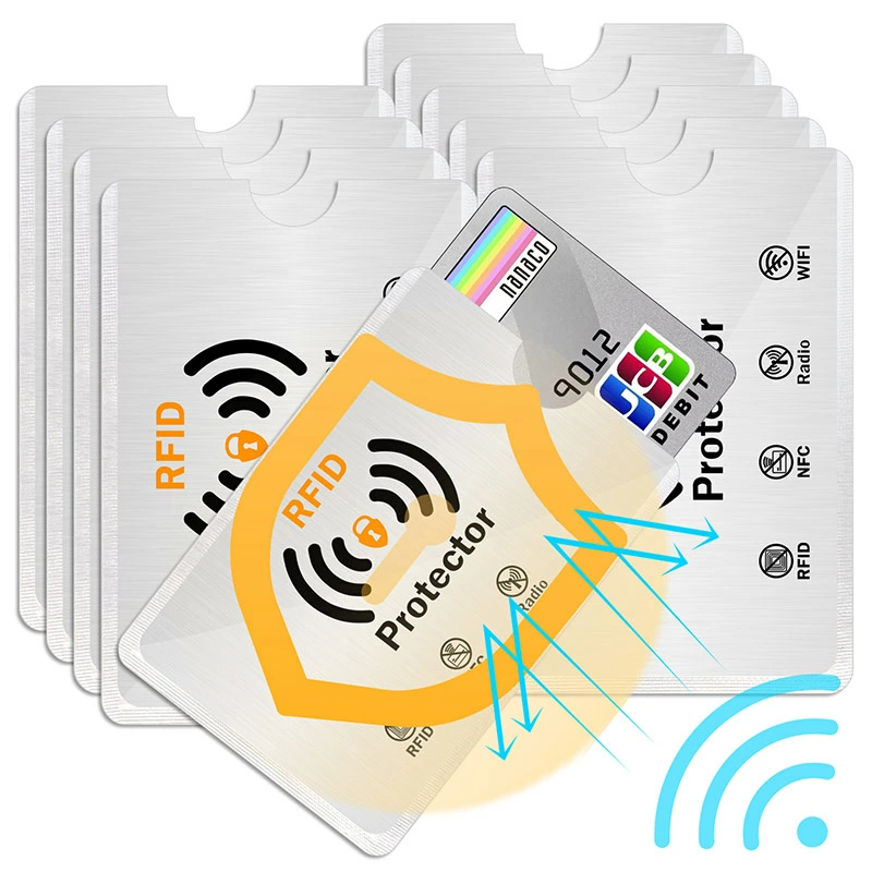 ICカード 10枚 スキミング防止ケース 磁気防止 干渉防止 磁気シールド カードプロテクター マイナンバーカード クレジットカード 磁気シールドカードケース｜bestday｜02