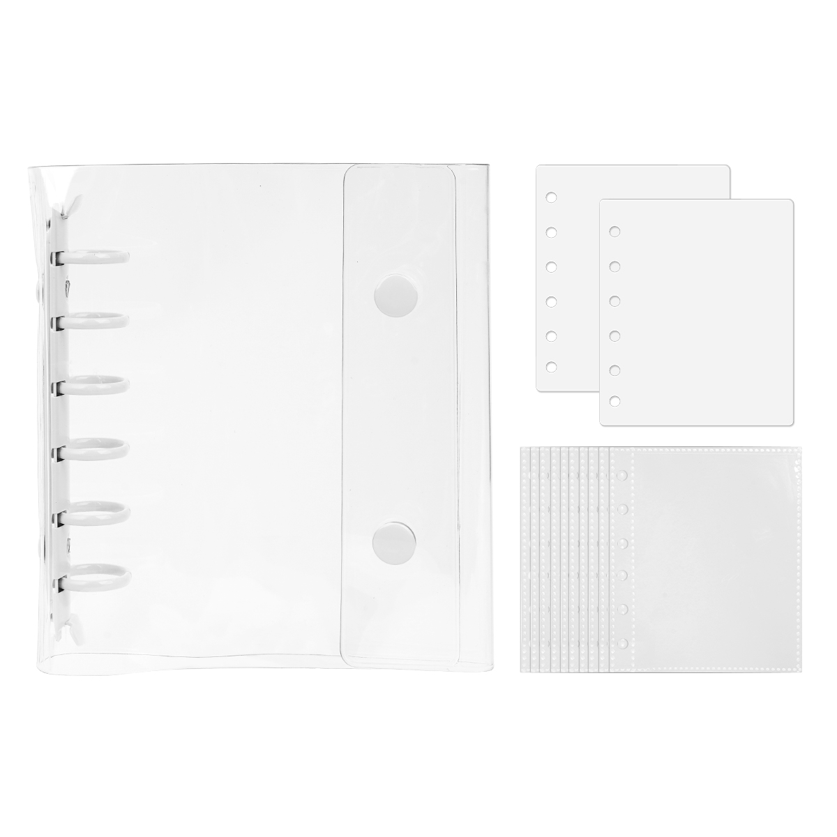 シール帳 バインダー トレカケース M5 A7 リフィル（10枚） シール台紙