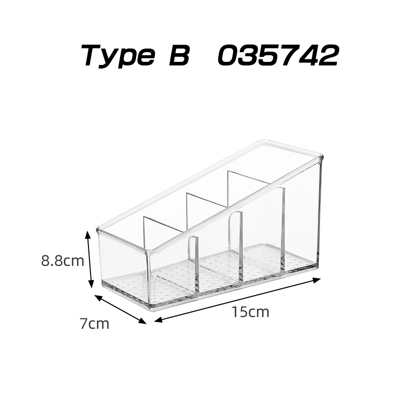 【3個セット】卓上収納 ボックス ケース ティーバッグ収納ボックス デスク収納 ティーバッグケース お茶/紅茶パック収納ボックス プラスチック製 透明 小物｜bestday｜13