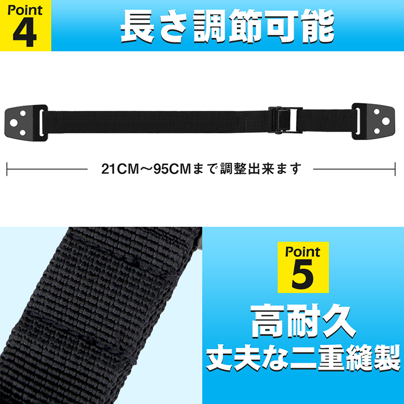 家具転倒防止グッズ テレビ 転倒防止 耐震ベルト 2本セット 固定器具 地震対策グッズ パソコン TV テレビ 食器 棚 転倒 防止 冷蔵庫 家具 地震 対策 グッズ｜bestday｜06