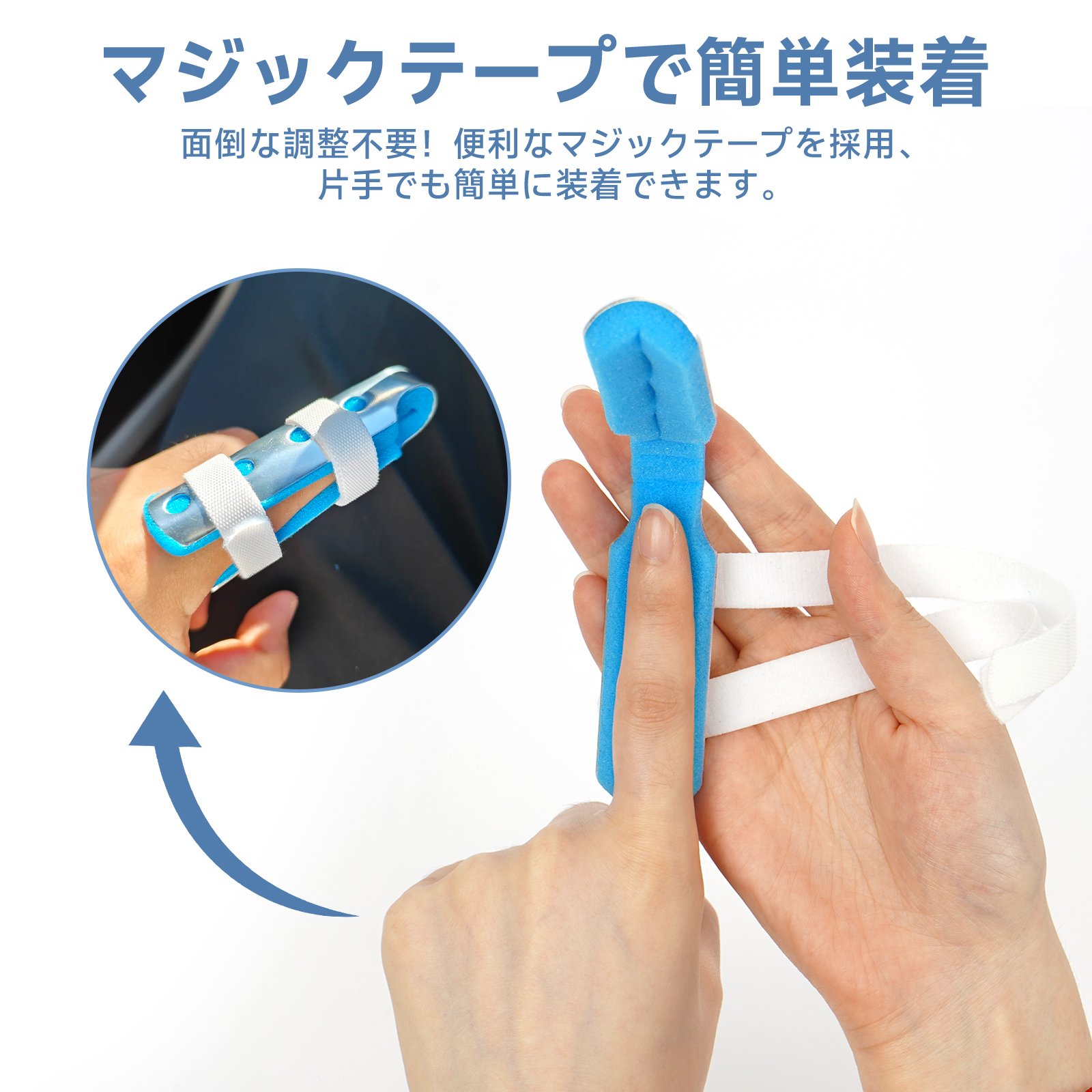 指サポーター 腱鞘炎 ばね指 突き指に 固定＆保護で痛み緩和 ギプス