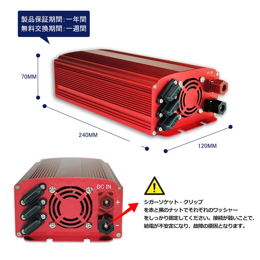 1000w　インバーター