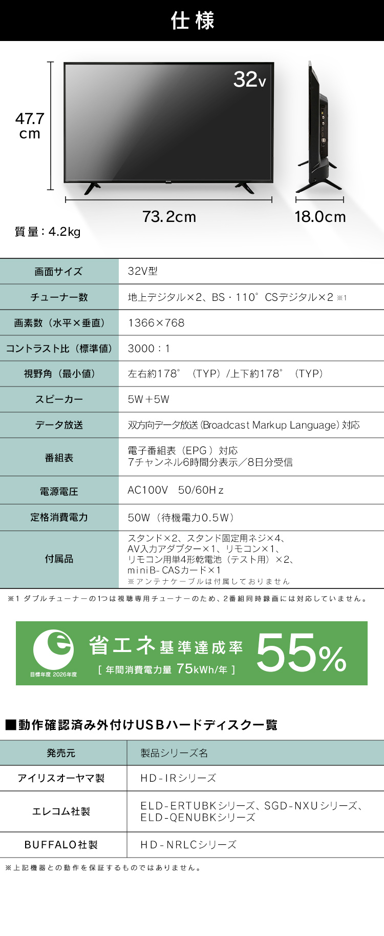 テレビ 32インチ 32型 本体 新品 アイリスオーヤマ 液晶テレビ TV 一人暮らし ブラック 新生活 ハイビジョンテレビ 32WB10P 新生活  : 103076 : ウエノ電器 Yahoo!店 - 通販 - Yahoo!ショッピング