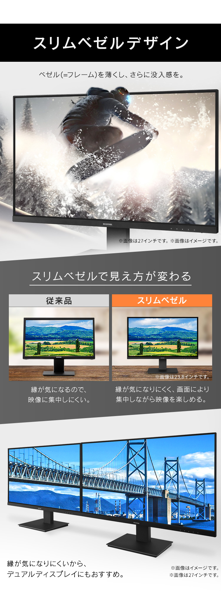 IRIS OHYAMA モニター ゲーミングモニター モバイルモニター