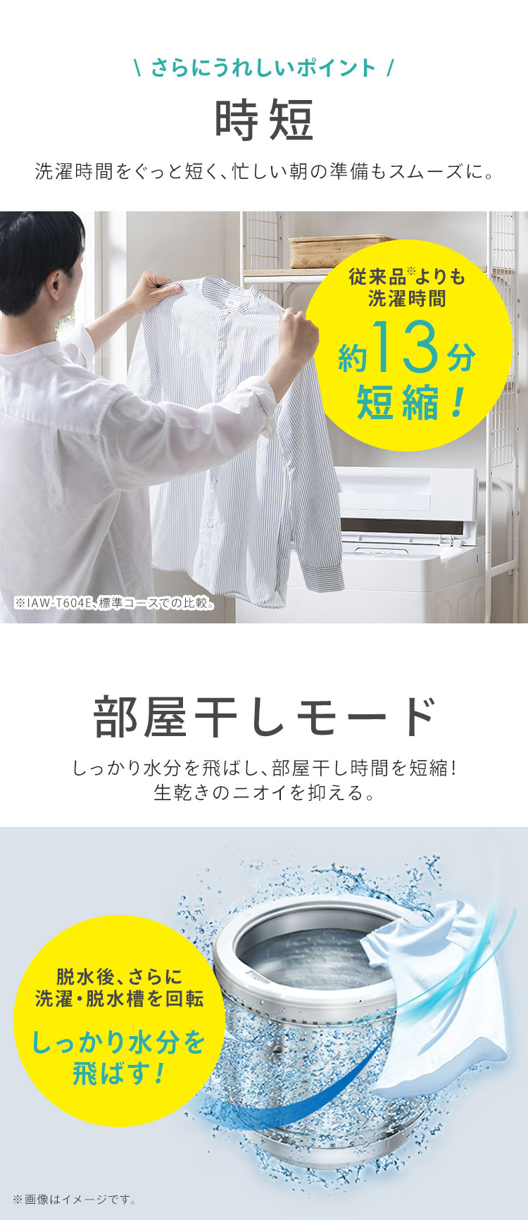 10％OFFクーポン／洗濯機 6kg 全自動 一人暮らし コンパクト 縦型 アイリスオーヤマ 設置サービス対応 単身赴任 新生活 部屋干しモード 節水  ITW-60A01-W : 573828 : ウエノ電器 Yahoo!店 - 通販 - Yahoo!ショッピング