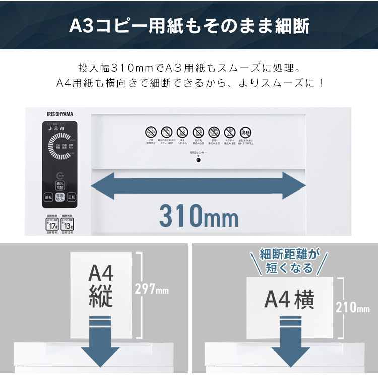 IRIS OHYAMA（アイリスオーヤマ） シュレッダー 業務用 電動 マイクロ
