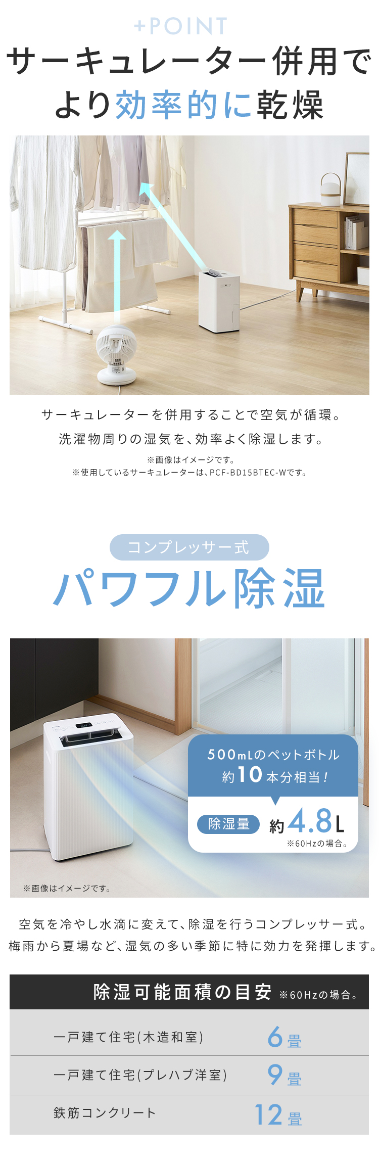IRIS OHYAMA（アイリスオーヤマ） 除湿機 コンプレッサー 衣類乾燥