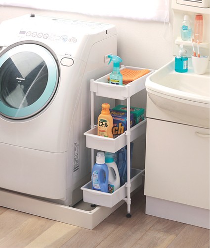 IRIS OHYAMA（アイリスオーヤマ） ランドリーラック 隙間収納 収納