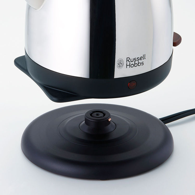 殿堂 1.0L ステンレス ラッセルホブス ケトル シルバー ベーシックケトル 電気ケトル 7013JP Russell Hobbs 電気