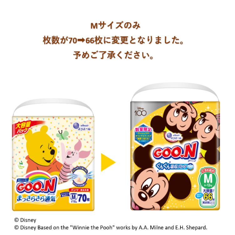 グーン オムツ ビッグ M L 3個セット パンツ まっさらさら通気 Goon 