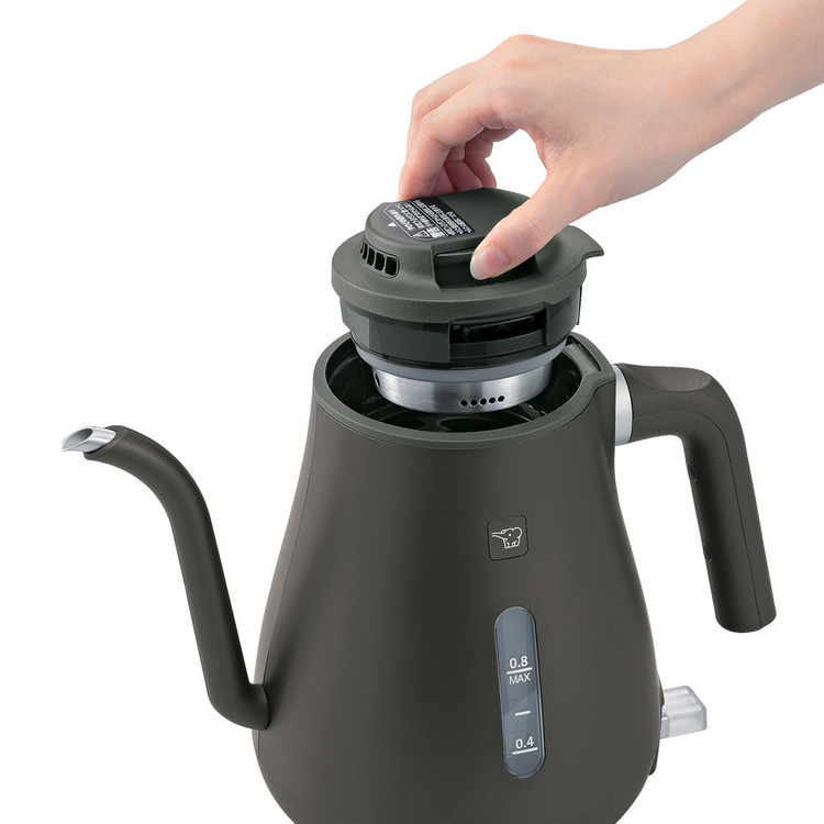 ZOJIRUSHI電気ケトル　CK-LA08-BZ セピアブラック 象印（ZOJIRUSHI） 電気ケトル ケトル 800ml 電気ケトル セピア