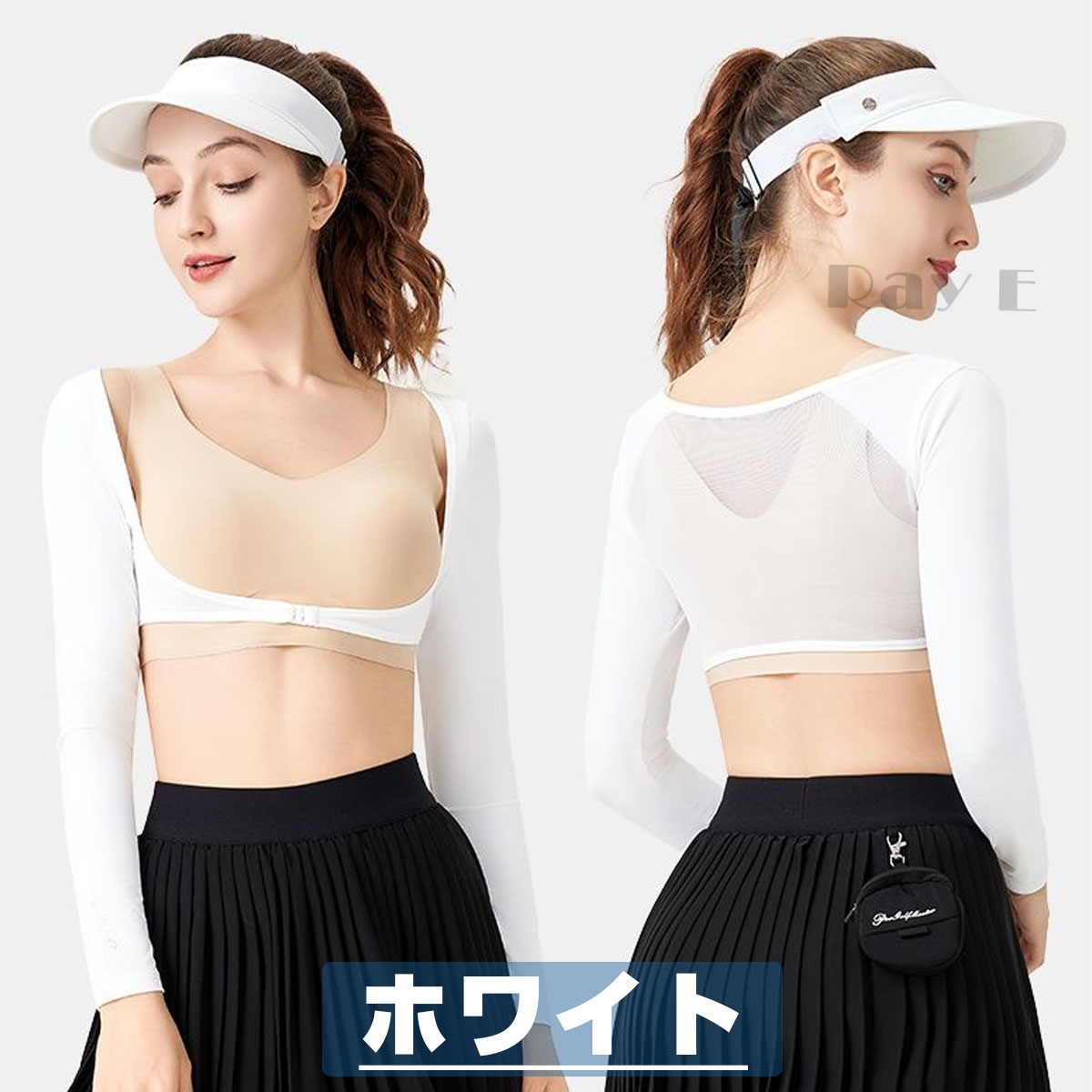 ゴルフ インナーシャツ レディース 涼しい UVカット夏 秋 長袖