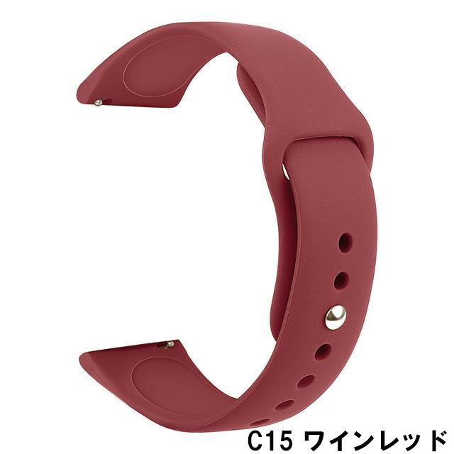 スマートウォッチ ピン留め型 18/20/22mmサイズ 交換バンド シリコン 共通 プレゼント 腕時計 デジタル時計 高品質  替えバンド 長さ調節可能 ポイント消化 ♪ |  | 15