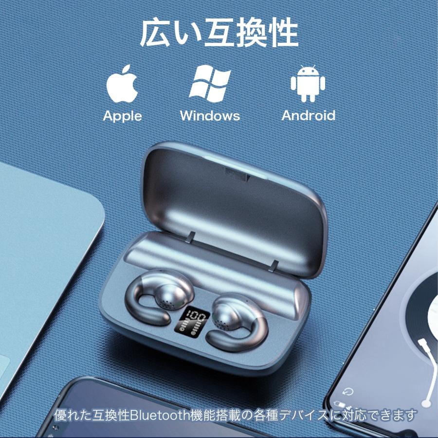 ワイヤレスイヤホン 骨伝導イヤホンスタイル bluetooth5.3 iPhone