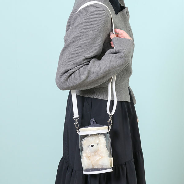 推し活 推しかつバッグ ぬいぐるみクリアバッグ 推し活グッズ