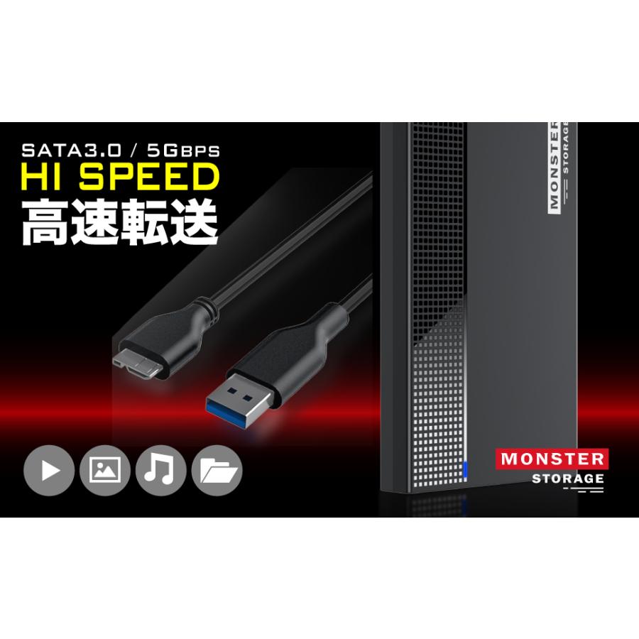 Monster Storage 2.5インチドライブケース 特長1
